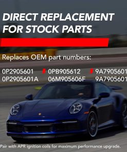 Kit bobines et bougies rouge APR – Porsche 911 (991) – KT100038 – Image 3