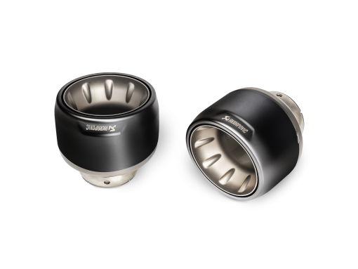 Embouts titane noir (jeu) AKRAPOVIC – Porsche Cayman / Spyder / Boxster – TP-T/S/28