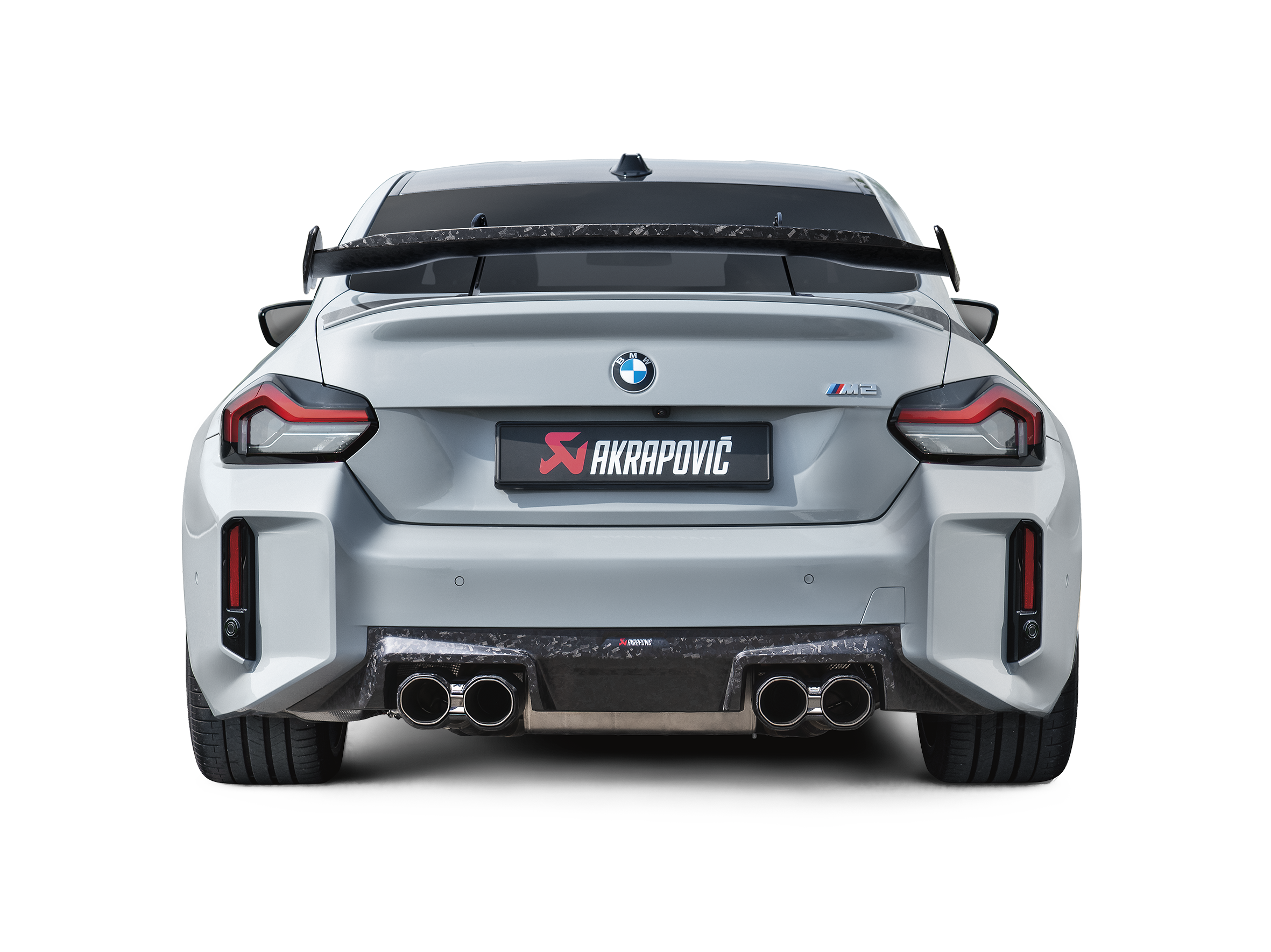 Jeu d'embouts titane et carbone haché AKRAPOVIC – BMW M2 / M3 / M4 – TP-CT/73/CF – Image 2