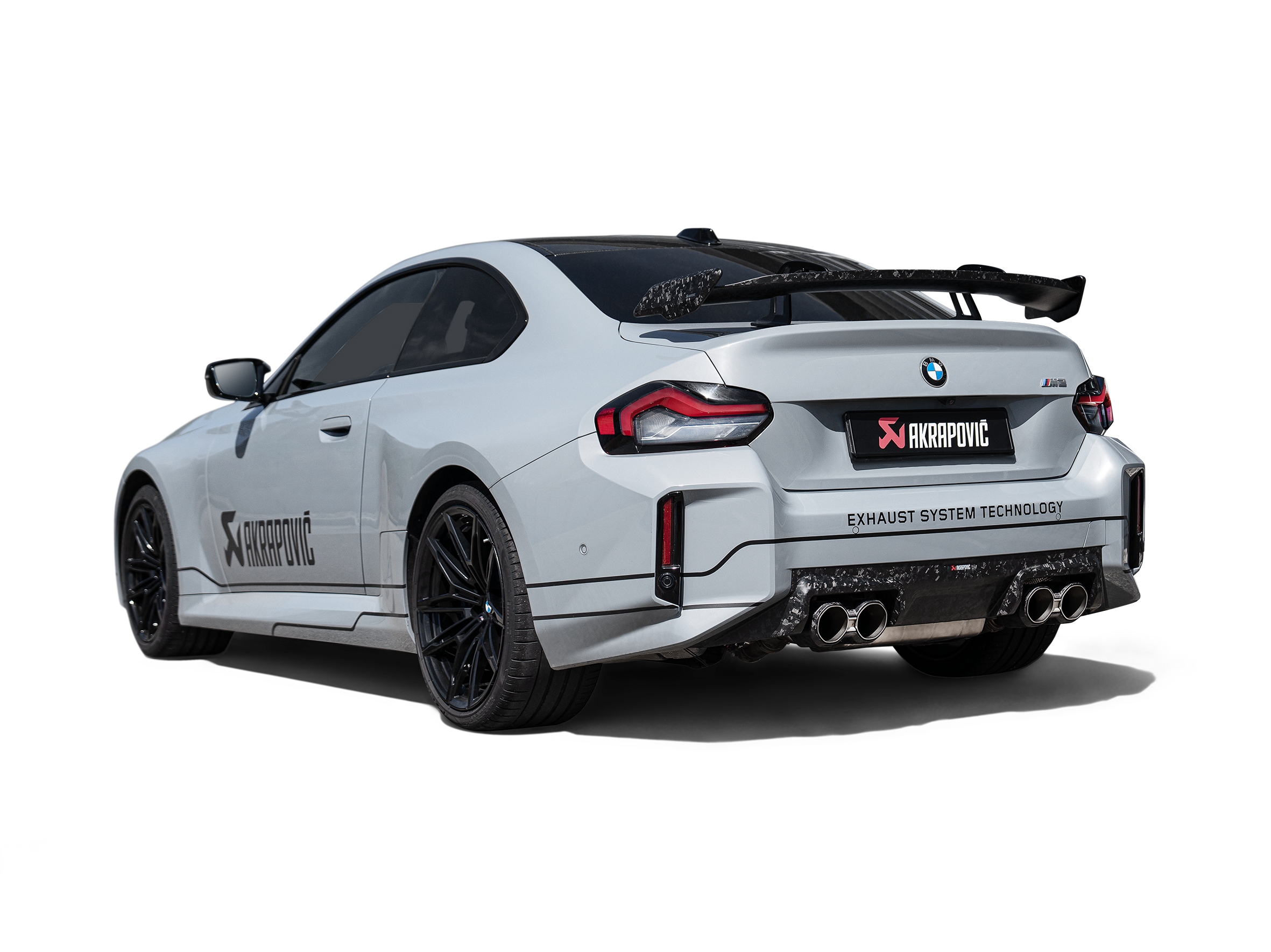 Jeu d'embouts titane et carbone haché AKRAPOVIC – BMW M2 / M3 / M4 – TP-CT/73/CF – Image 3