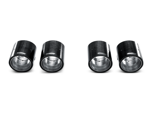 Embouts carbone (diamètre 90 mm) AKRAPOVIC – BMW M3 (E90) E9x 420 ch – TP-CT/3