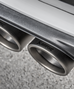 Embouts titane doubles ronds (paire) AKRAPOVIC – Porsche 911 (991) GT3 4.0 – TP-T/S/17 – Image 2
