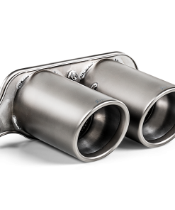Embouts titane doubles ronds (paire) AKRAPOVIC – Porsche 911 (991) GT3 4.0 – TP-T/S/17