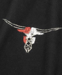 T-shirt Longhorn II Artwork noir WAGNER – 10102101OB0101 – Image 4