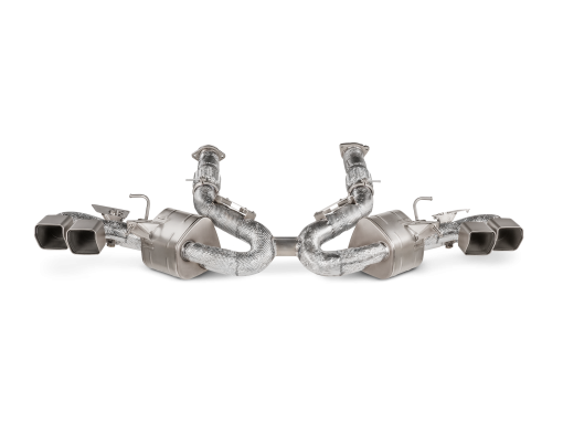 Ligne Slip-On titane AKRAPOVIC – Chevrolet Corvette (C8) Stingray 6.2 V8 490 ch – S-CO/TI/4