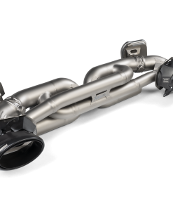 Embouts titane ronds noirs AKRAPOVIC – Porsche 911 (992) – TP-T/S/33