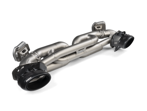 Embouts titane ronds noirs AKRAPOVIC – Porsche 911 (992) – TP-T/S/33