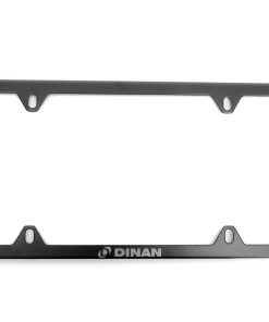 Cadre de plaque fin inox noir avec cache-vis DINAN – D010-0018