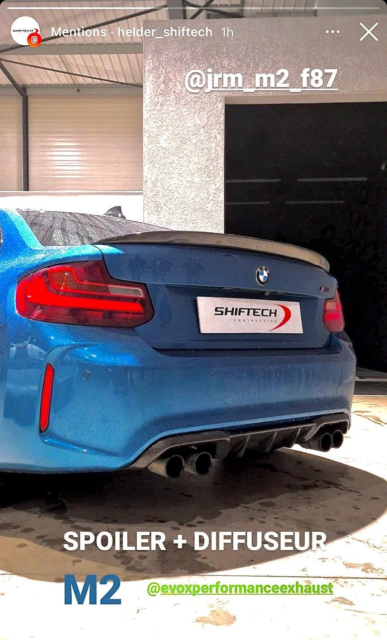 Diffuseur SuperSport carbone EVOX – BMW M2 (F87) 370 ch – 999462 – Image 2
