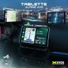 Tablette CarPlay Android et télémétrie circuit EVOX – Alpine A110 – 979929k
