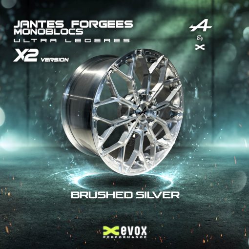 Jantes forgées X2 18 pouces (jeu de 4) EVOX – Alpine A110 – 809711