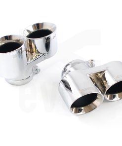 Sorties de silencieux chrome EVOX – Porsche 911 (997) Turbo 3.6T 480 ch – 939646 – Image 2