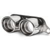 Embouts titane doubles ronds (paire) AKRAPOVIC – Porsche 911 (991, 997) GT3 – TP-PO997GT3H