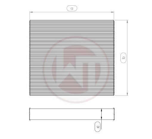 Faisceau de radiateur 685x489x50 WAGNER – 004001013-001
