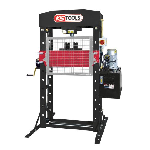 Presse hydraulique d'atelier 50 tonnes motorisée KS TOOLS – 160.0116