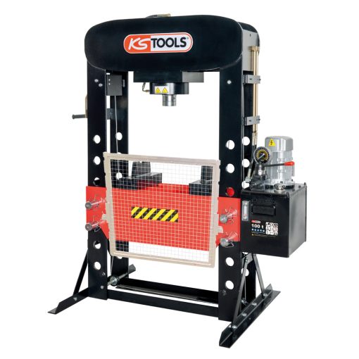 Presse hydraulique d'atelier 100 tonnes motorisée KS TOOLS – 160.0117