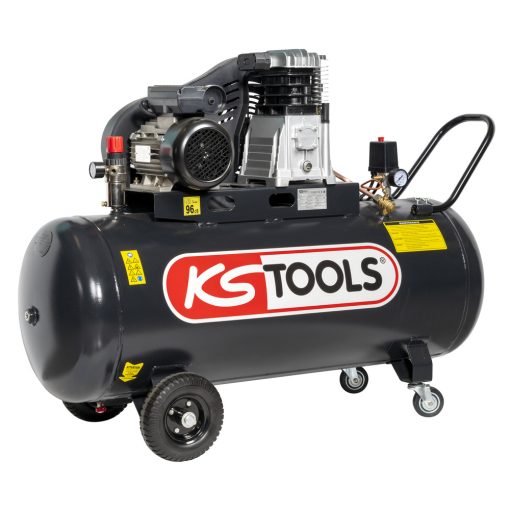 Compresseur sur cuve 200L - 10 bar - 3 cv -220V mono KS TOOLS – 165.0805