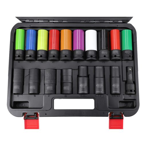 Coffret de douilles à chocs 1/2" spéciales roues KS TOOLS – 515.0080F
