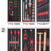 Composition d'outils 2 tiroirs KS TOOLS – 714.0114