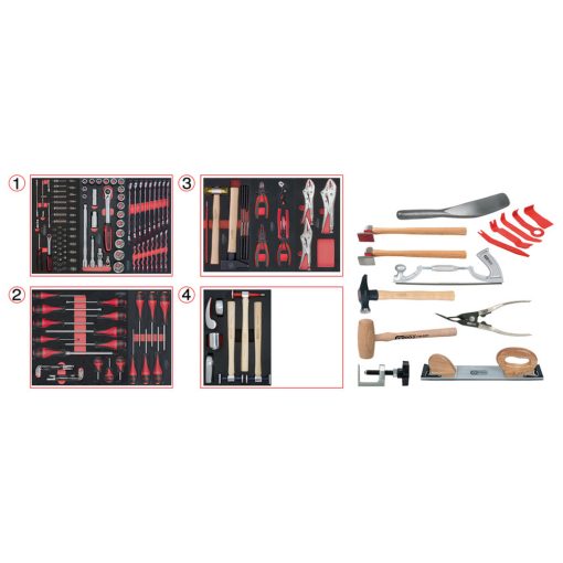 Composition d'outils KS TOOLS – 714.0154
