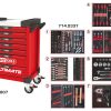 Servante rouge 7 tiroirs équipée de 337 outils KS TOOLS – 809.7337