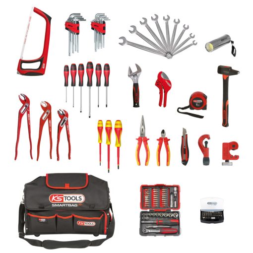 Composition d'outils sanitaire & chauffage en sac KS TOOLS – 850.0126