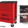 Servante 6 tiroirs équipée de 184 outils KS TOOLS – 855.6184