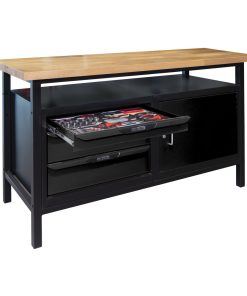 Établi professionnel d'atelier 1 porte & 3 tiroirs KS TOOLS – 865.0140