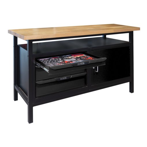 Établi professionnel d'atelier 1 porte & 3 tiroirs KS TOOLS – 865.0140