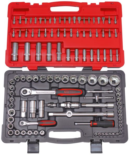 Coffret de douilles & accessoires 1/4" - 1/2" KS TOOLS – 922.0711