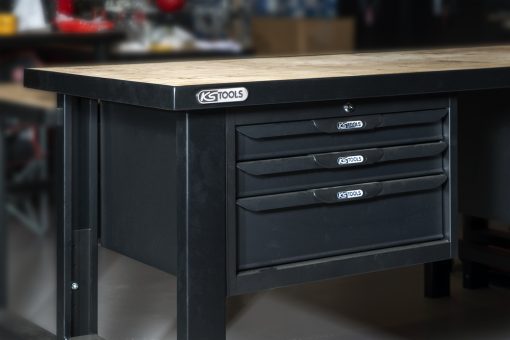 Établi charge lourde avec kit de réhausse KS TOOLS – 865.0206