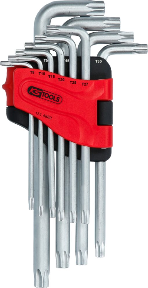 Jeu de 10 clés mâles longues Torx KS TOOLS – 151.4880