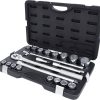 Coffret de douilles 6 pans métriques & accessoires 3/4" KS TOOLS – 911.0721