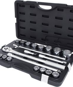 Coffret de douilles 6 pans métriques & accessoires 3/4" KS TOOLS – 911.0721