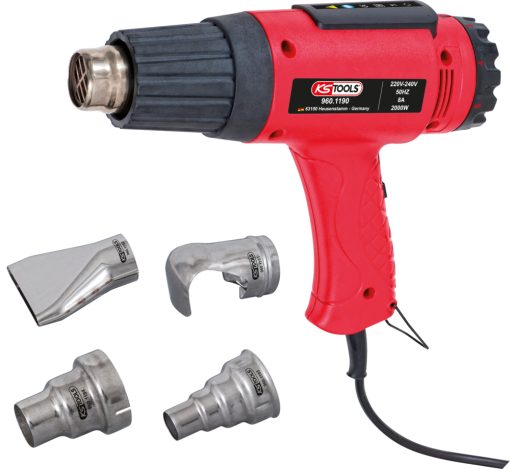 Décapeur thermique 2000 W avec 4 buses KS TOOLS – 960.1190