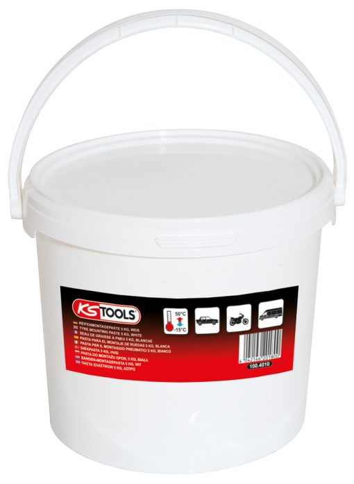 Seau de graisse à pneus blanche KS TOOLS – 100.4010