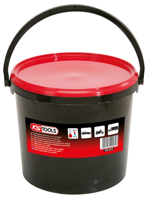 Seau de graisse à pneus noire KS TOOLS – 100.4015
