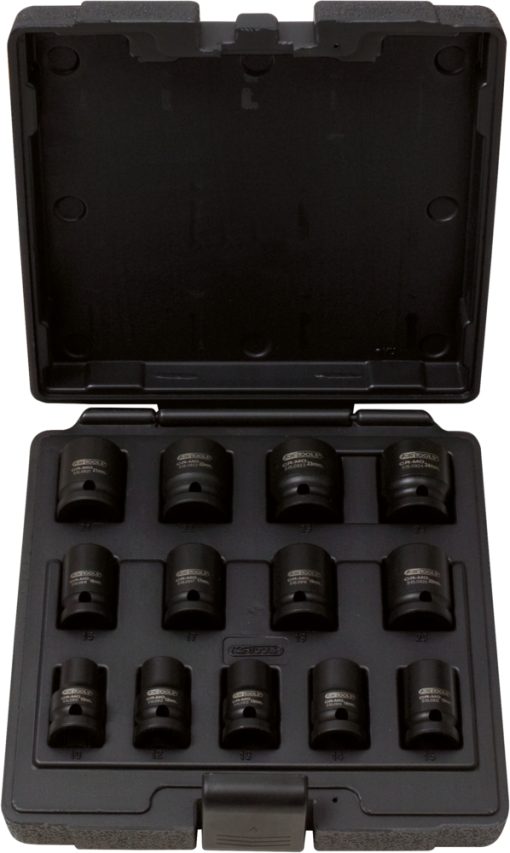 Coffret de 13 douilles à chocs 12 pans 1/2" KS TOOLS – 515.0900