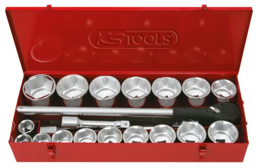Coffret de douilles & accessoires 1" KS TOOLS – 911.0822