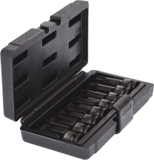 Jeu de 8 douilles tournevis à chocs longues Torx 1/2" KS TOOLS – 911.0901