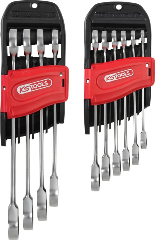 Jeu de 10 clés mixtes à cliquet KS TOOLS – 503.4250