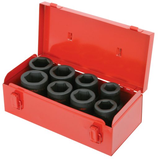 Coffret de douilles longues à chocs 1" KS TOOLS – 515.0308