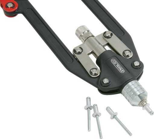 Coffret de pince à rivets & écrous aveugles (insert) - 2 bras pliants KS TOOLS – 150.9630