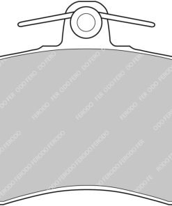 Plaquettes de frein avant DS1.11 FERODO – Audi Cabriolet (8G) 1.8 20V 125 ch – FCP774W