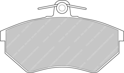 Plaquettes de frein avant DS1.11 FERODO – Audi Cabriolet (8G) 1.8 20V 125 ch – FCP774W