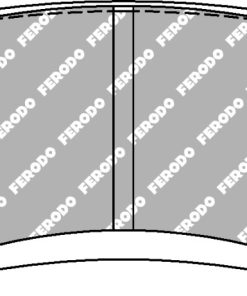 Plaquettes de frein arrière DS2500 FERODO – FCP1021H