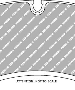Plaquettes de frein avant DS1.11 FERODO – Porsche 911 / Cayman / Boxster – FCP4664W