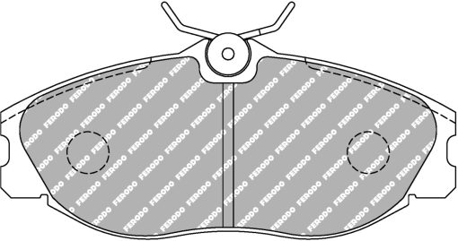 Plaquettes de frein avant DS2500 FERODO – BMW Série 3 / Peugeot 406 / Peugeot 607 – FCP1063H