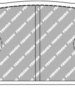 Plaquettes de frein avant DS2500 FERODO – Lexus NX / RX – FCP4354H