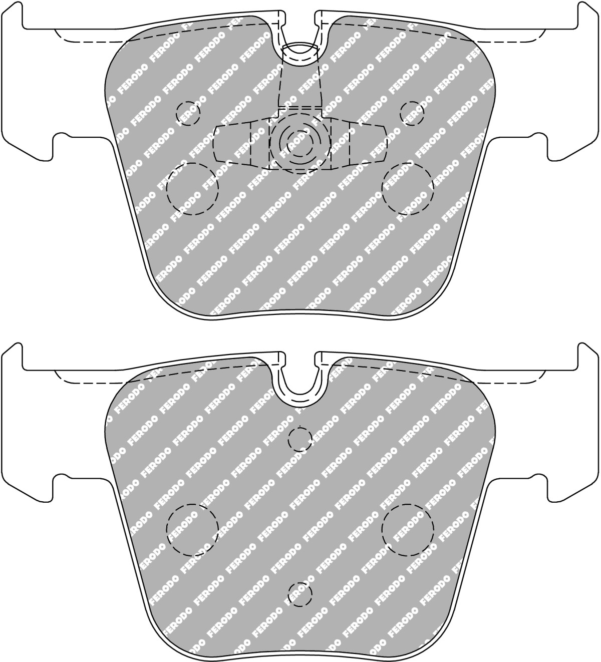 Plaquettes de frein avant DS2500 FERODO – Mercedes S / CL – FCP4412H